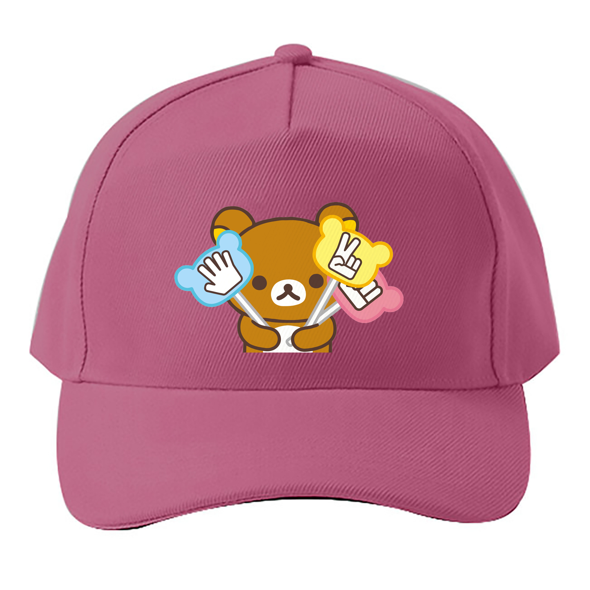 （画像用） リラックマ リラックマ キイロイトリ Rilakkuma Korilakkuma Kiiroitori ベースボールキャップ 綿100％ 男女兼用 帽子 スポーツ